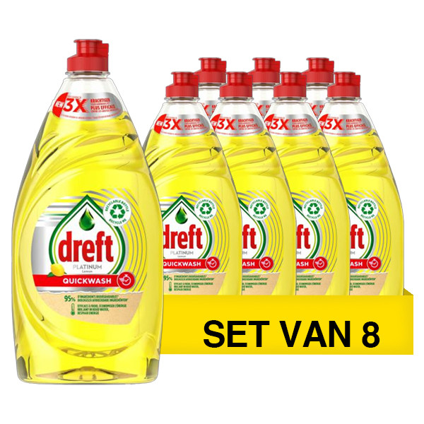 Aanbieding: Dreft Platinum Quickwash Citroen (8 stuks à 780 ml) SDR07357 - 1