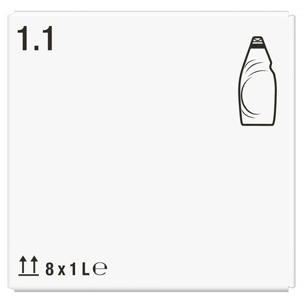 Dreft Aanbieding: Dreft Professional Afwasmiddel Original (8 flessen - 1 liter)  SDR06219 - 2