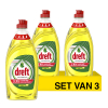 Aanbieding: Dreft Quickwash Afwasmiddel Lemon (3 flessen - 520 ml) SDR09353 - 1