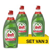 Aanbieding: Dreft Quickwash Afwasmiddel Original (3 flessen - 520 ml) SDR09356
