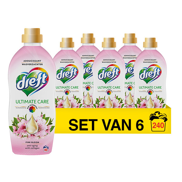Aanbieding: Dreft Wasverzachter Pink Bloom 1 L (6 stuks à 40 wasbeurten) SDR00581 - 1