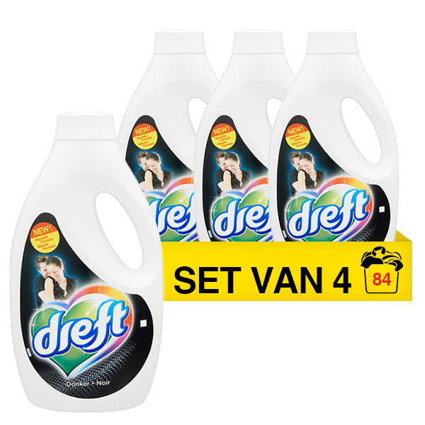 verzameling Algemeen kan zijn Aanbieding: Dreft vloeibaar wasmiddel Donker (4 flessen - 84 wasbeurten)  Dreft 123schoon.nl