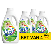 Dreft Aanbieding: Dreft vloeibaar wasmiddel Ultimate Care 1,4 L (4 flessen – 128 wasbeurten)  SDR07237