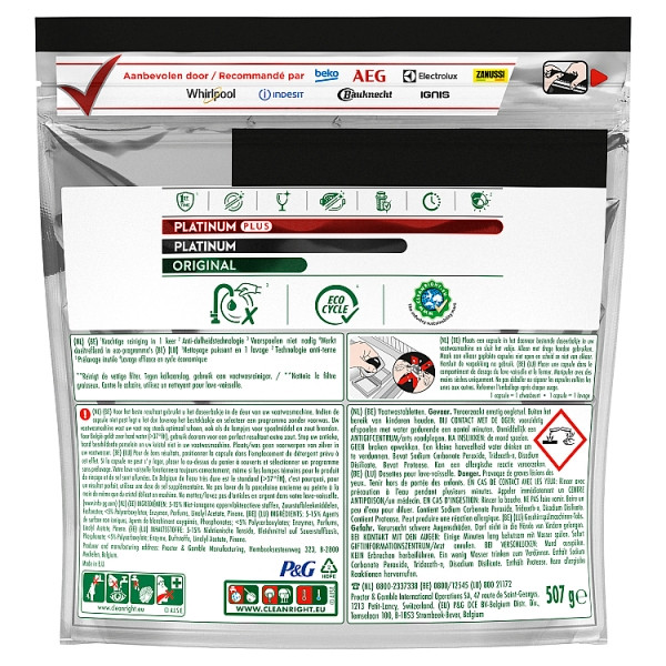 Dreft All-in-One Platinum Vaatwastabletten Citroen (34 vaatwasbeurten) SDR06279 - 4