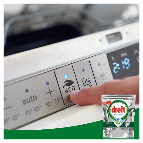 Dreft All-in-One Platinum Vaatwastabletten Original (39 vaatwasbeurten) SDR06465 - 6