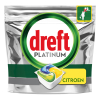 Dreft All-in-One Platinum vaatwastabletten Citroen (16 vaatwasbeurten)