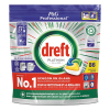 Dreft All-in-One Platinum vaatwastabletten Lemon (86 vaatwasbeurten)