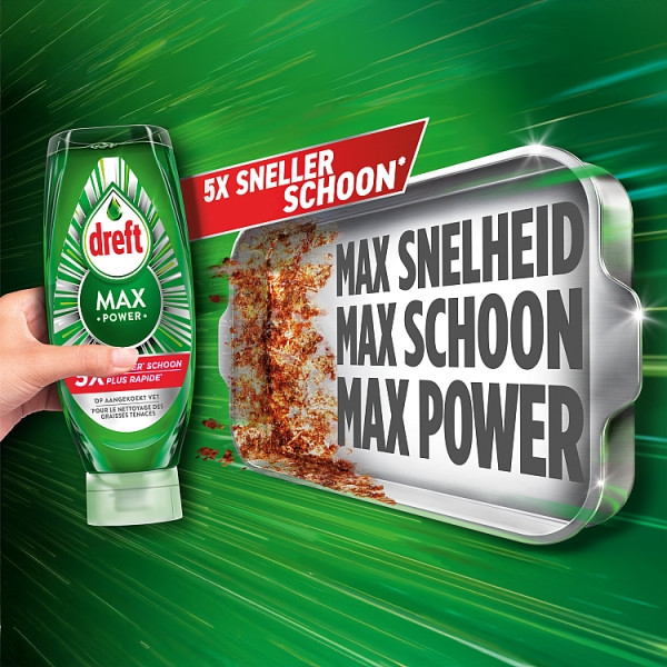 Dreft Max Power Afwasmiddel Original (730 ml) SDR07448 - 4