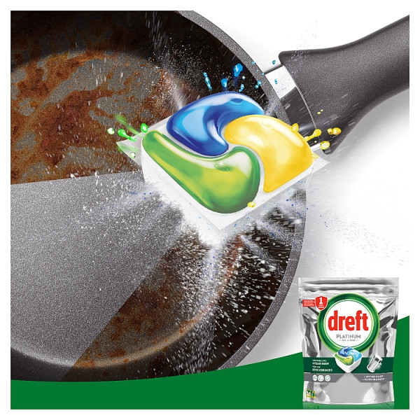 Dreft Platinum All-in-One Original Vaatwastabletten  (39 stuks) SDR06465 - 4