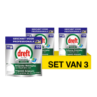 Aanbieding: Dreft Professional All-in-One Original Vaatwastabletten (3 zakken - 300 vaatwasbeurten) SDR08726