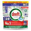 Aanbieding: Dreft Professional All-in-One Platinum Vaatwastabletten Regular (3 zakken - 225 vaatwasbeurten)