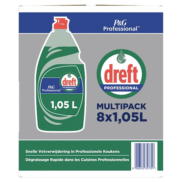Dreft Professional Afwasmiddel Multipack 1,05 L (8 stuks) SDR08744 - 1