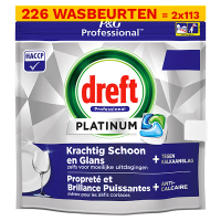 Dreft Professional All-In-One Platinum Vaatwastabletten Regular (226 vaatwasbeurten)  SDR06270
