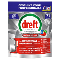 Dreft Professional All-in-One Platinum Plus Vaatwastabletten Regular (71 vaatwasbeurten) SDR08733