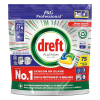 Dreft Professional All-in-One Platinum vaatwastabletten Lemon (75 vaatwasbeurten)  SDR06143 - 1