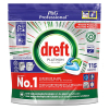 Dreft Professional All-in-One Platinum vaatwastabletten Regular (115 vaatwasbeurten)