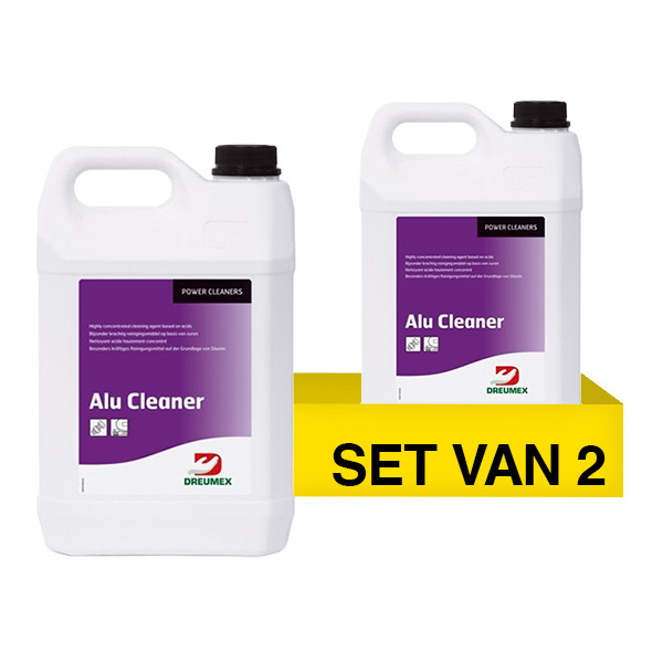 Aanbieding: Dreumex Alu Cleaner (2 stuks à 5 liter) SDR03007 - 1