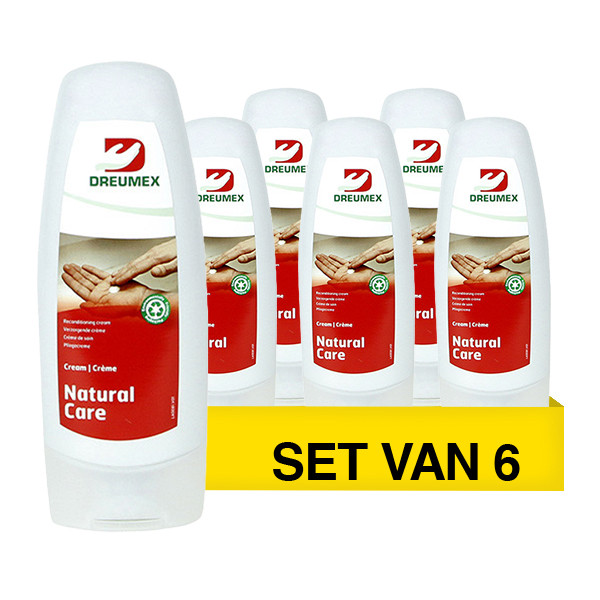 Aanbieding: Dreumex Natural Care verzorgende crème (6 stuks à  250 ml) SDR07551 - 1