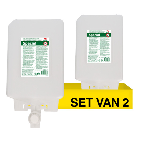 Aanbieding: Dreumex Speciaal handreiniger vulling voor dispenser (2 stuks à 4 liter) SDR07529 - 1