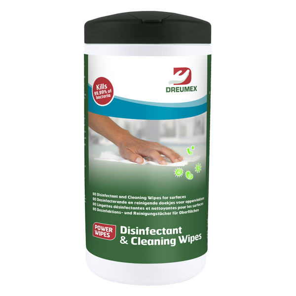 Dreumex Disinfectant & Cleaning Wipes (80 stuks)  SDR00489 - 1