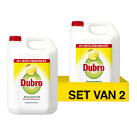 Aanbieding: 2x Dubro Geconcentreerd Afwasmiddel Extra Citroen (5 liter) SDU00205