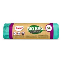 Dumil Bio Vuilniszakken met handvatten 5 liter | Composteerbaar | 10 stuks SDU00198