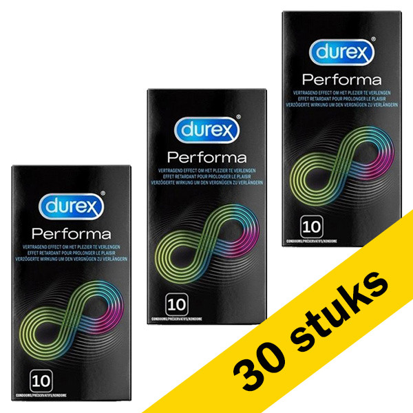 Durex Aanbieding: 3x Durex Performa condooms (10 stuks)  SDU00122 - 1