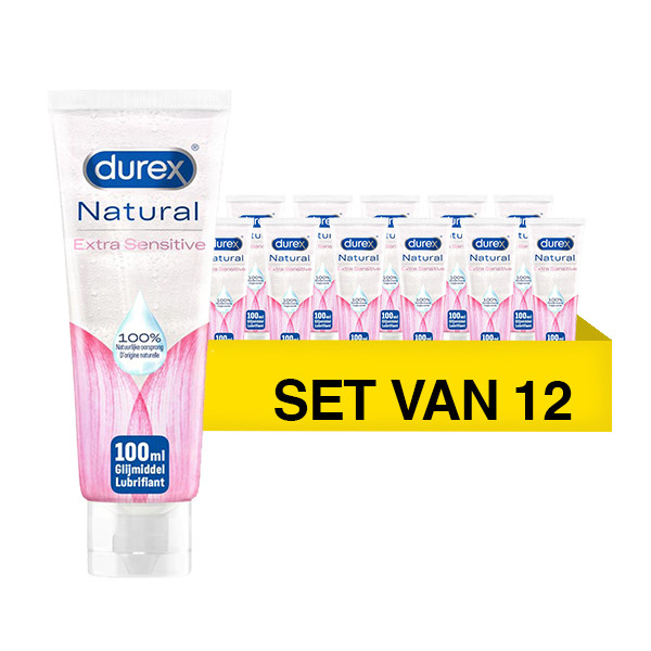 Durex Aanbieding: Durex Natural Extra Sensitive Glijmiddel (12 stuks - 100 ml)  SDU00166 - 1