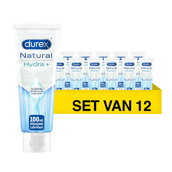 Durex Aanbieding: Durex Natural Hydra+ Glijmiddel (12 stuks - 100 ml)  SDU00170 - 1