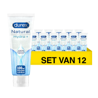 Durex Aanbieding: Durex Natural Hydra+ Glijmiddel (12 stuks - 100 ml)  SDU00170