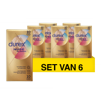 Durex Aanbieding: Durex Nude Classic condooms (6 verpakkingen - 10 stuks)  SDU00152