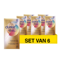 Durex Aanbieding: Durex Nude Latex Free condooms (6 verpakkingen - 10 stuks)  SDU00158