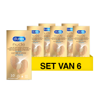 Durex Aanbieding: Durex Nude XL condooms (6 verpakkingen - 10 stuks)  SDU00162
