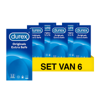 Durex Aanbieding: Durex Originals Extra Safe condooms (6 verpakkingen - 12 stuks)  SDU00136