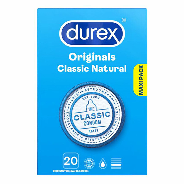 Durex Originals Classic Natural condooms (20 stuks)  SDU00114 - 1