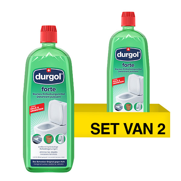 Aanbieding: Durgol Forte Ontkalker (2 stuks à 1 liter) SDU00212 - 1