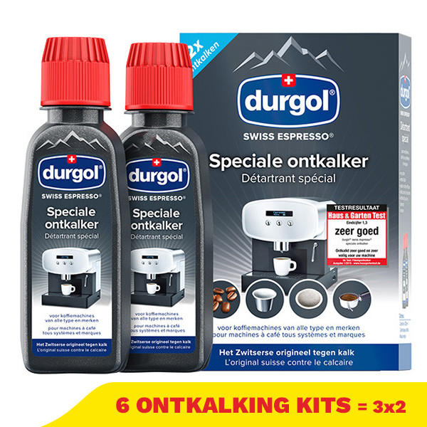Aanbieding: Durgol Swiss Espresso ontkalker (3 verpakkingen à 2 x 125 ml) SDU00220 - 1