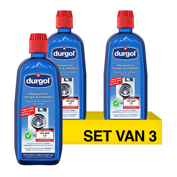 Aanbieding: Durgol Wasmachine Reiniger & Ontkalker (3 stuks - 500 ml) SDU00210 - 1