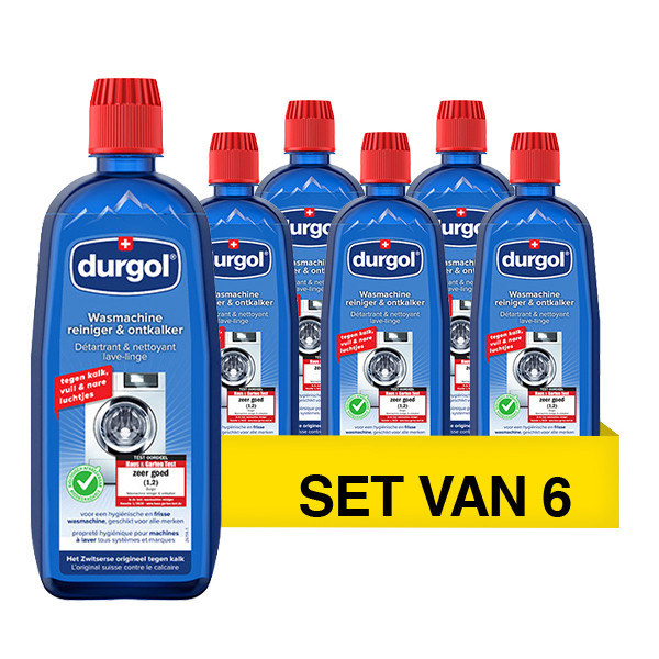 Aanbieding: Durgol Wasmachine Reiniger & Ontkalker (6 stuks - 500 ml) SDU00211 - 1