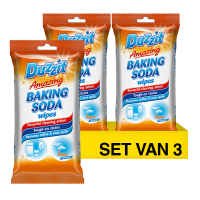 Aanbieding: 3x Duzzit Soda Reinigingsdoekjes (40 stuks) SDU00216