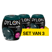 Aanbieding: Dylon Pod Emerald Green Textielverf (3 stuks à 350 gram) SDY04067