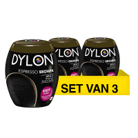 Aanbieding: Dylon Pod Espresso Brown Textielverf (3 stuks à 350 g) SDY04057