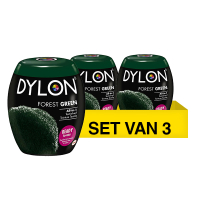 Aanbieding: Dylon Pod Forest Green Textielverf (3 stuks à 350 g) SDY04055