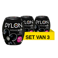 Aanbieding: Dylon Pod Intense Black Textielverf (3 stuks à 350 gram) SDY04059