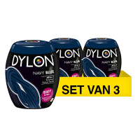 Aanbieding: Dylon Pod Navy Blue Textielverf (3 stuks à 350 g) SDY04053