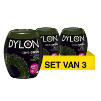 Aanbieding: Dylon Pod Olive Green Textielverf (3 stuks à 350 g) SDY04061