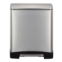 EKO E-Cube pedaalemmer (20 liter, mat RVS) SEK00042