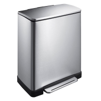 EKO E-Cube pedaalemmer (50 liter, mat RVS)  SEK00049