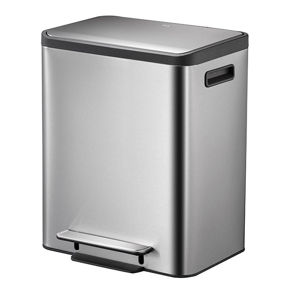 EKO EcoCasa pedaalemmer (30 liter, mat RVS)  SEK00069 - 1