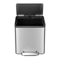 EKO EcoCasa pedaalemmer (30 liter, mat RVS) SEK00069